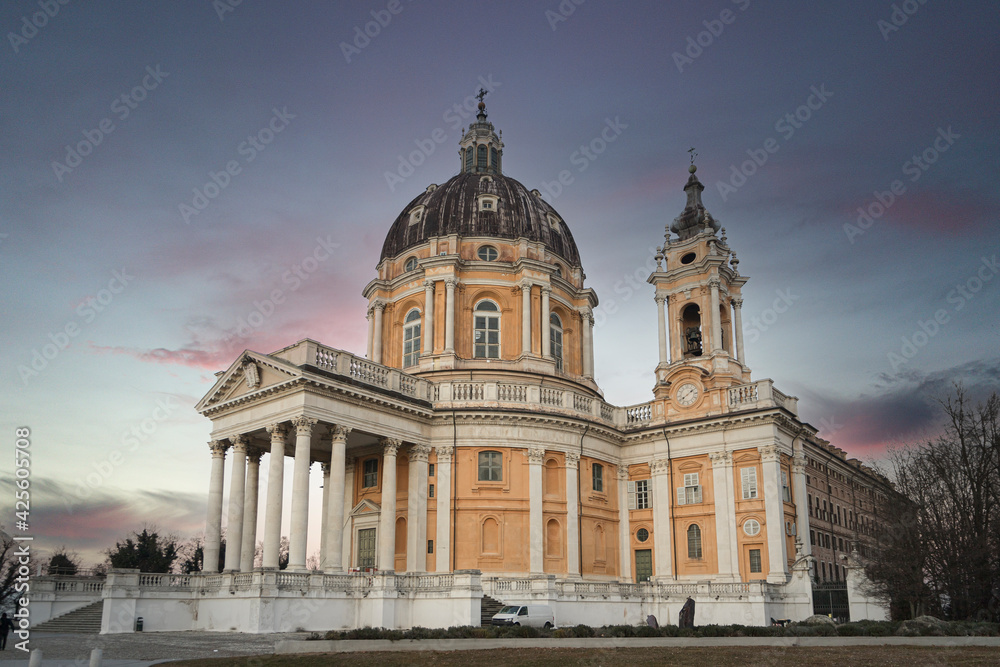 Basilica of Superga, on the Superga hill - Turin - Italy