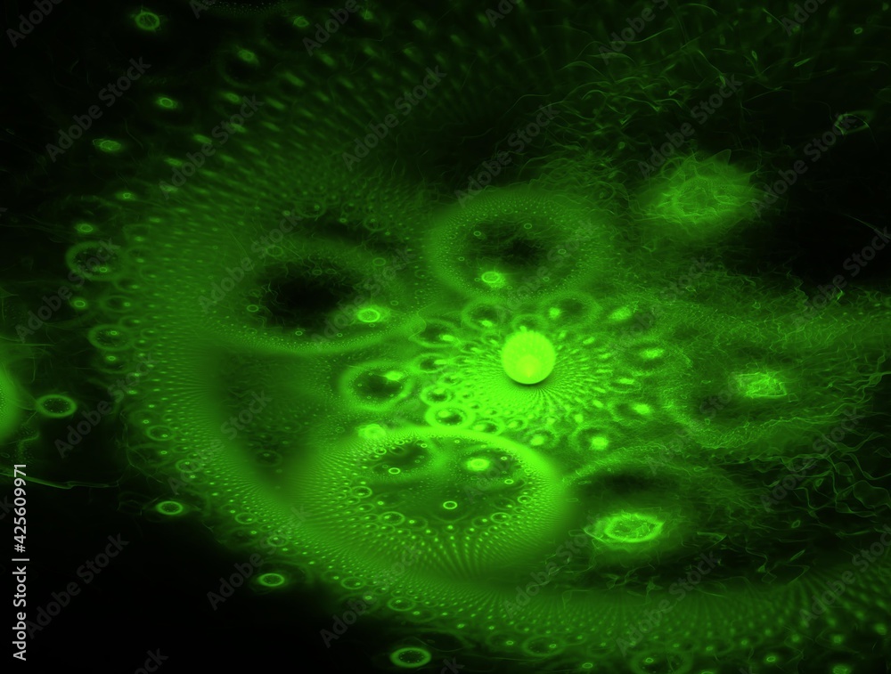 Obraz premium Imaginatory fractal background generated Image