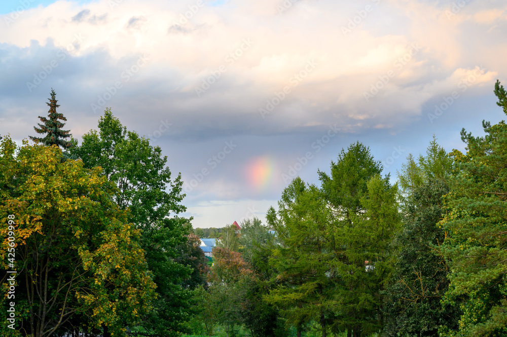 Rainbow, Rzhev, Tver region, Russian Federation, September 19, 2020