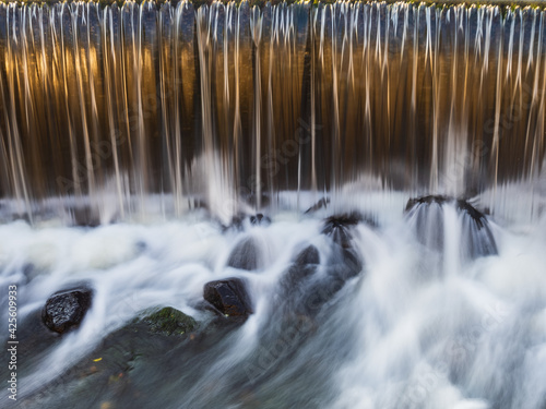 Small waterfall on river, Sweden