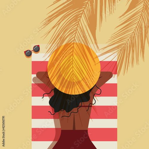 girl in the sun for summer 2021