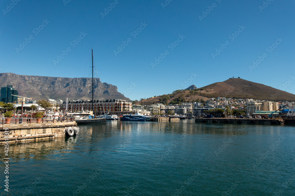 Naklejka premium Waterfront in 2018, Cape Town, South Africa