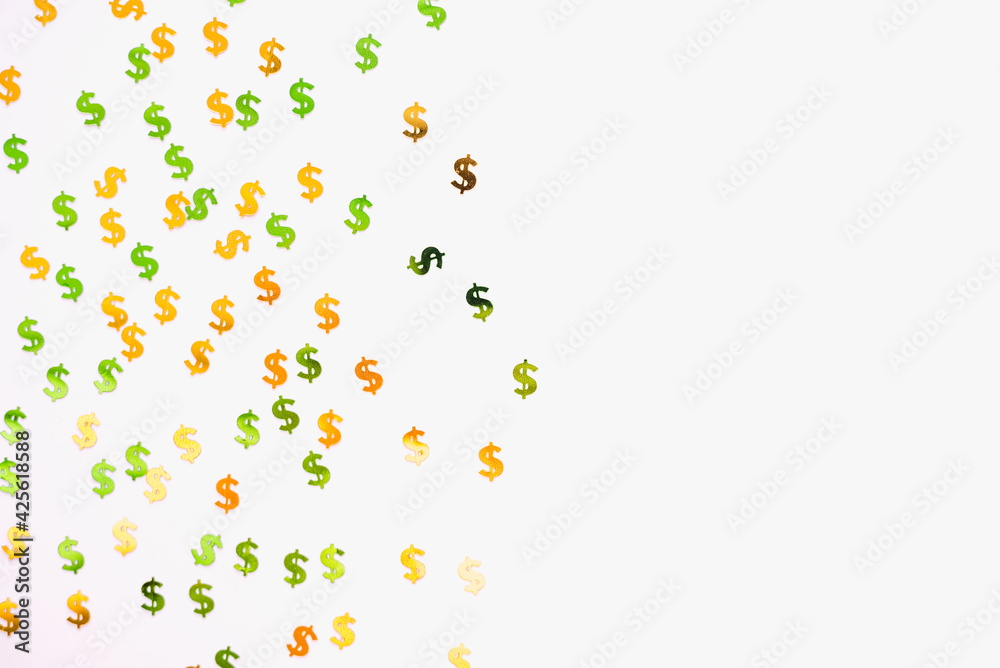 dollars on a white background, dollar sign on a white background dollars on a white background, dollar sign on a white background