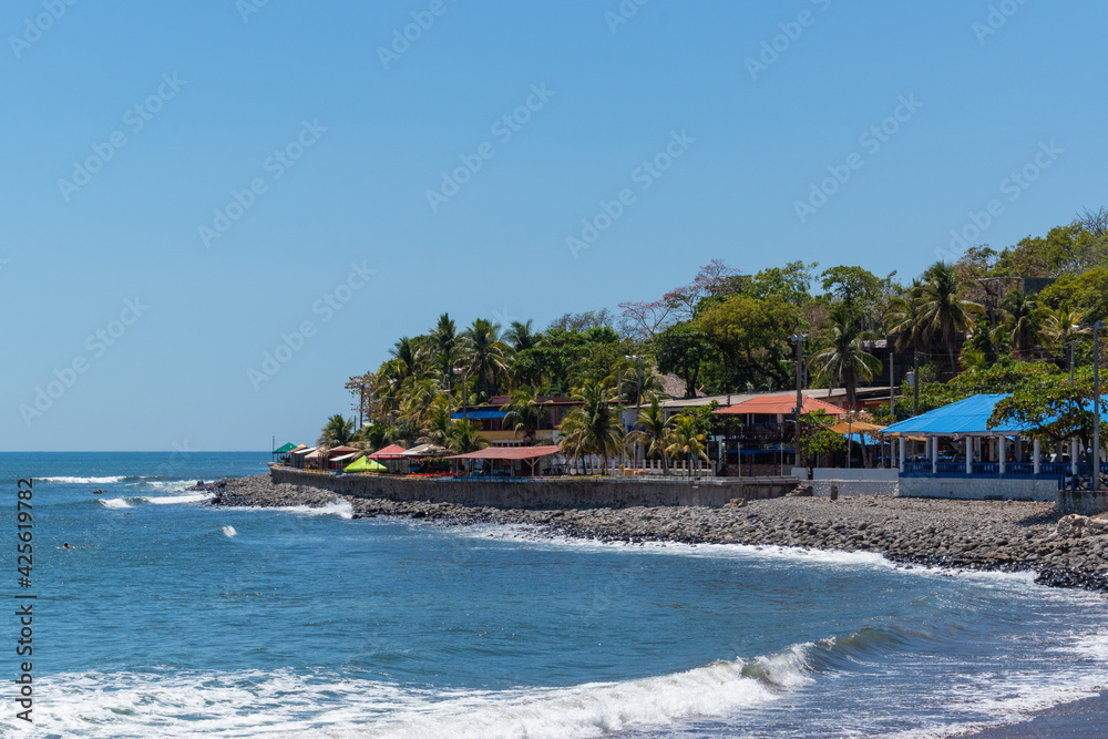 Playa el Obispo La Libertad, El Salvador