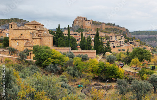 Alquezar  a beautiful medieval village in Huesca  Spain