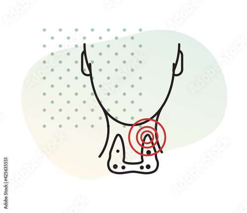 Thyroid Gland - Endocrinology - Icon