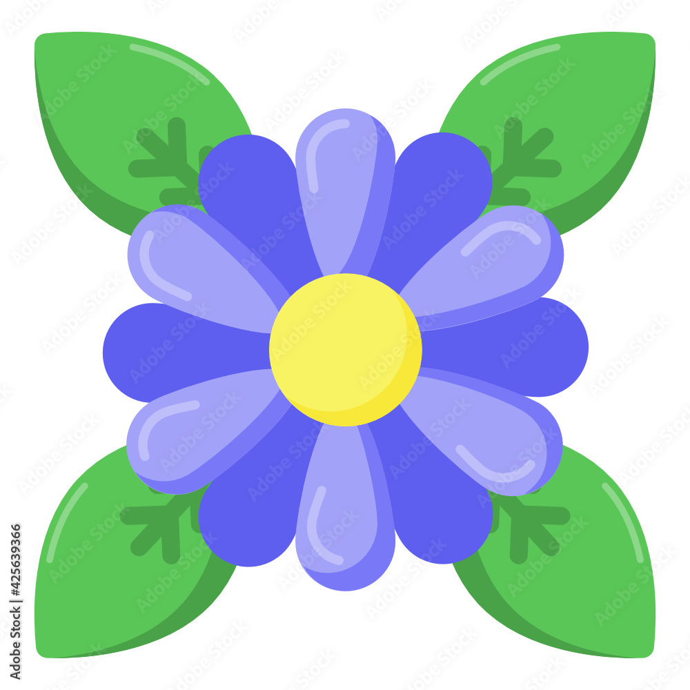 An icon design of spa flower, daisy flower vector
An icon design of spa flower, daisy flower vector