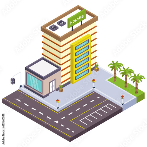 
Download this premium isometric icon of pharmacy 

