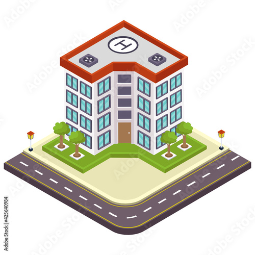 
Download this premium isometric icon of pharmacy 

