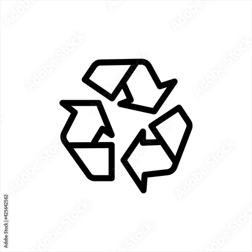 Vector Recycle Sign. Recycle Symbol. Recycle icon