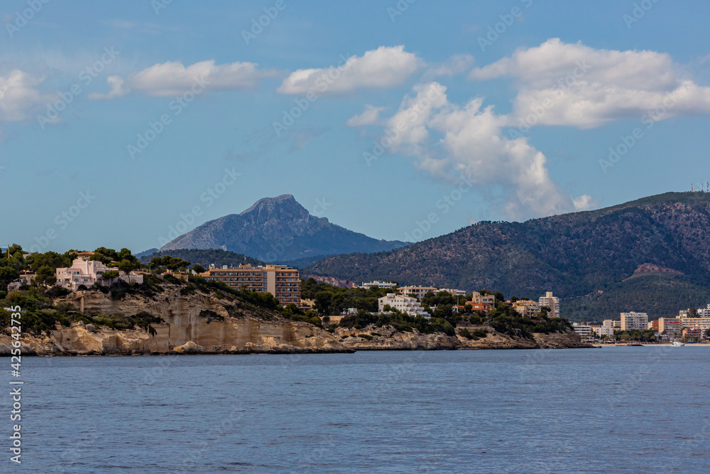 majorca, touristic view of coastline