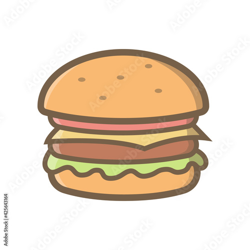 Hamburger icon illustration design vector. Hamburger Icon