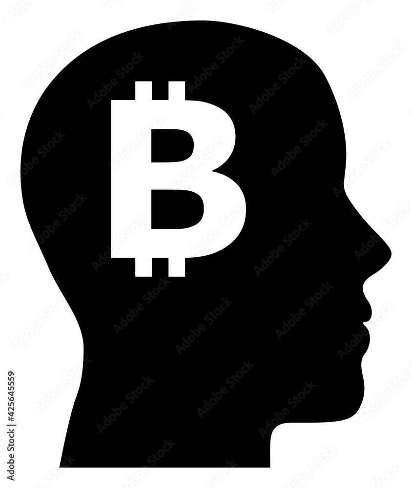 Bitcoin imagination icon with flat style. Isolated raster bitcoin imagination icon image on a white background. Bitcoin imagination icon with flat style. Isolated raster bitcoin imagination icon image on a white background.