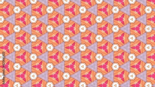 Abstract Motion Geometric Shapes Background