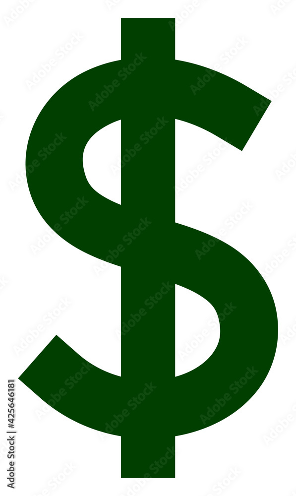 Dollar icon with flat style. Isolated raster dollar icon image on a white background. Dollar icon with flat style. Isolated raster dollar icon image on a white background.