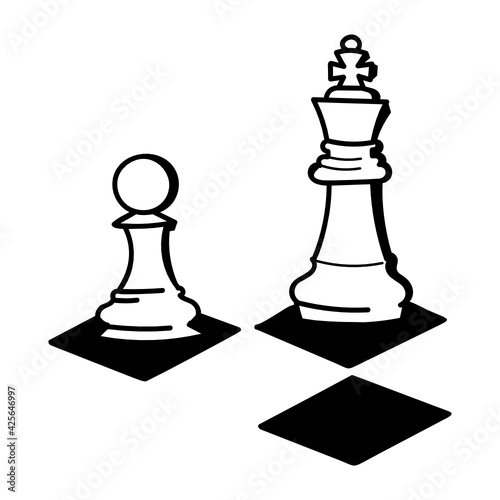 
Download this premium doodle illustration of business strategy  


