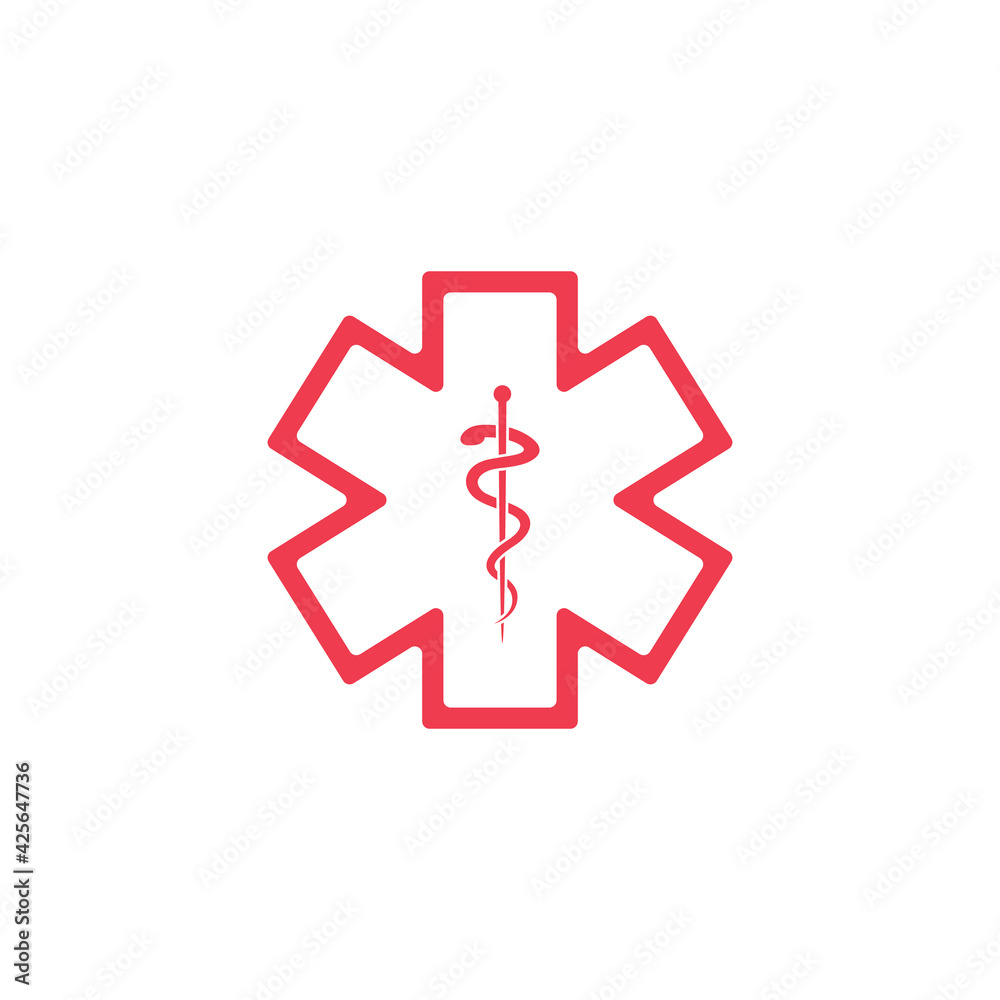 Vector illustration of Medicine vector icon or symbol on white background Vector illustration of Medicine vector icon or symbol on white background