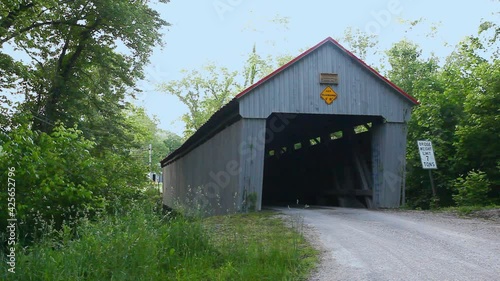 Eakin Mill Covered Bridge in Ohio, United States photo