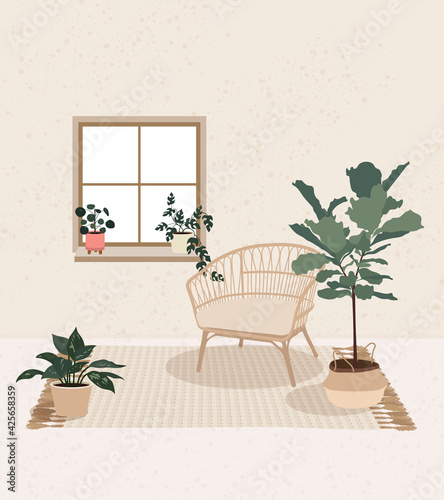 Boho Chair With Window