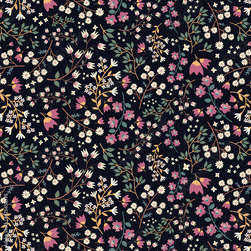 Colourful Modern Flower Pattern