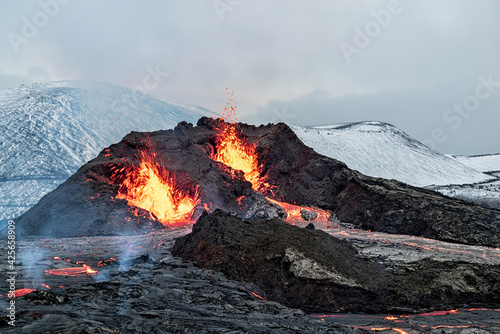 Fagradalsfjall volcanic eruption, Iceland