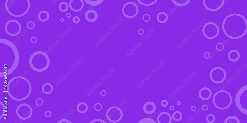 Purple abstract background And the edge of the bubble with copy space 