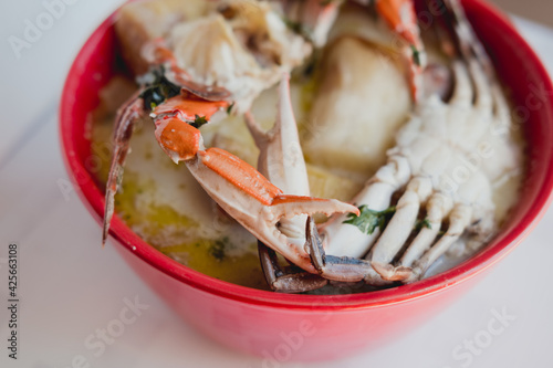 Sopa de cangrejo o jaiba