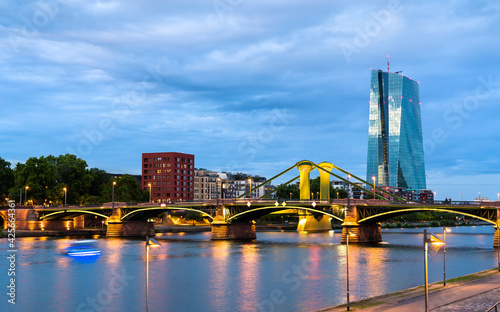 The European Central Bank in Frankfurt am Main  Germany