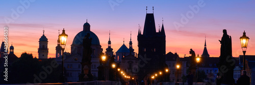 Prague  Charles Bridge at dawn