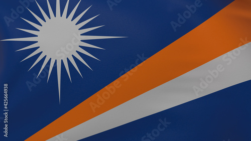 Marshall Islands flag texture
