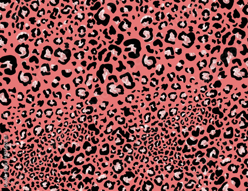 Wallpaper Mural Seamless leopard design pattern, animal print. Torontodigital.ca