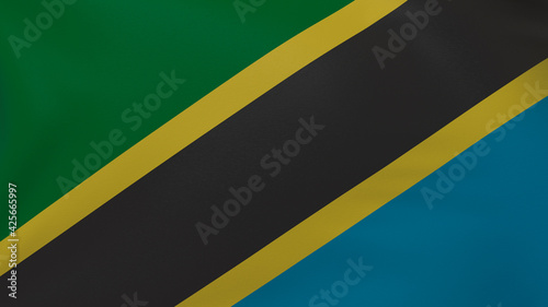 Tanzania flag texture