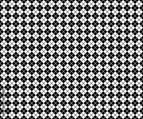Patrón de cuadrados en blanco y negro con equis interiores en negativo