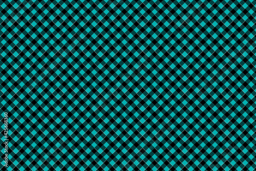 Patrón textil de rayas azules y negras diagonales