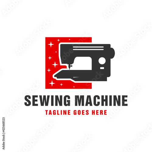 sewing machine industrial logo