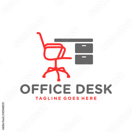 office chair table furniture logo
