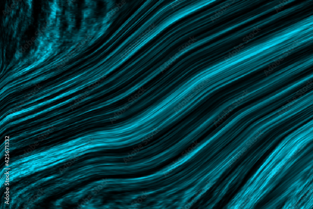 Fototapeta premium Turquoise liquid marble vector background