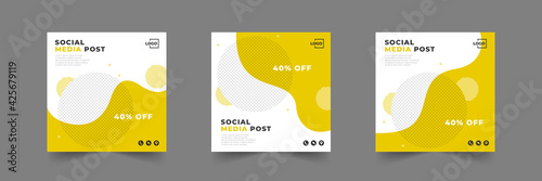 furniture social media post template collection