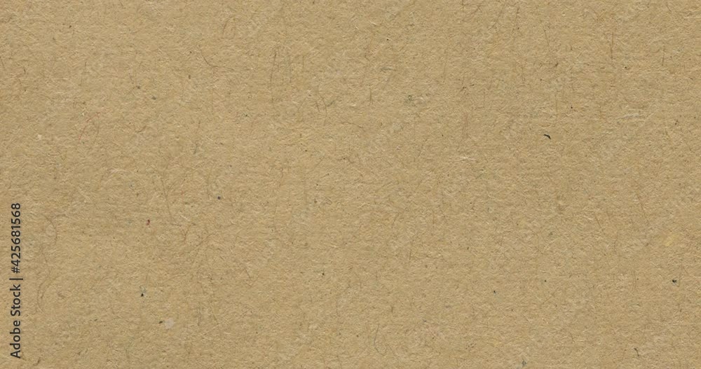 cardboard Paper Texture Stop motion graphic animated background , 4K blank endless beige background. Background for titles or credits.