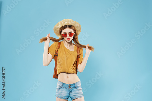 pretty woman fashion clothes summer style studio isolated background © SHOTPRIME STUDIO