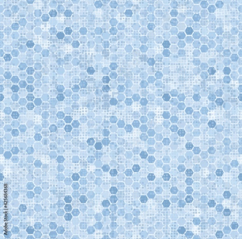 Texture military sky blue colors air force camouflage seamless pattern