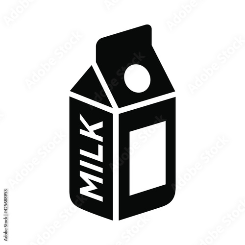 Milk pack icon