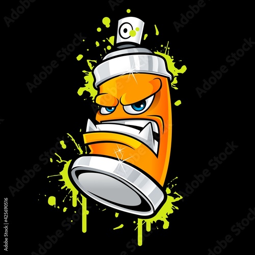 spray paint cans ORANGE
