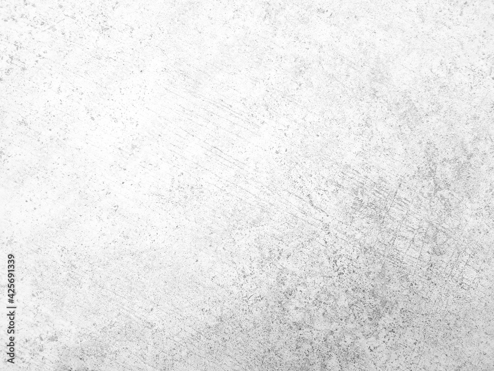 White concrete wall background in vintage style for graphic design or wallpaper