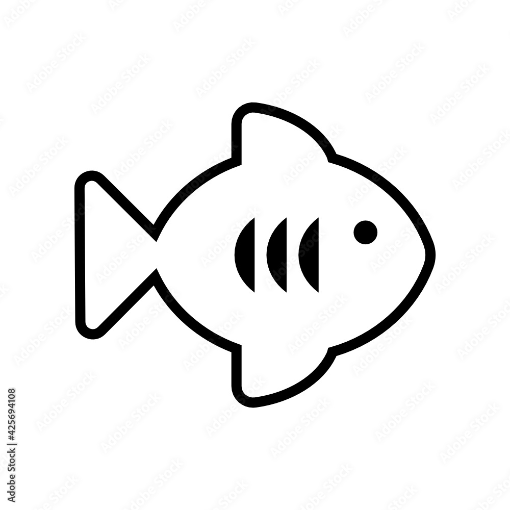 fish icon vector fish icon vector