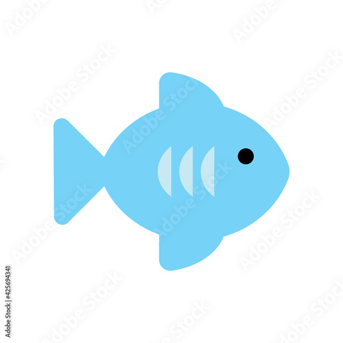 fish icon vector