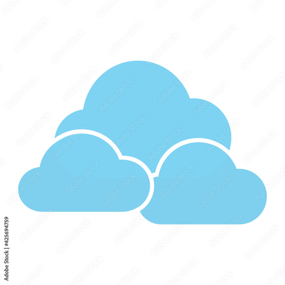 Fototapeta premium cloudy icon