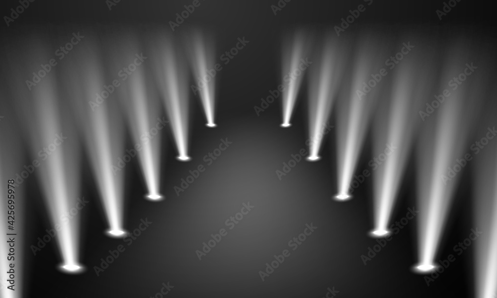 Spotlight special light effect Glowing. Isolated on black transparent background. Spotlight special light effect Glowing. Isolated on black transparent background.