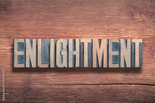 enlightment word wood