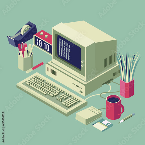 Old outdated desktop PC